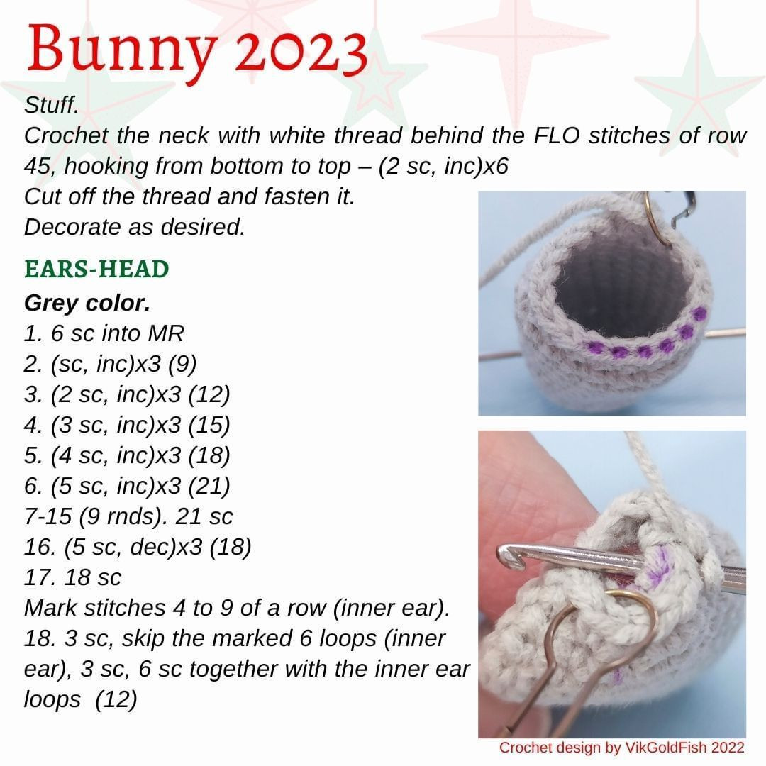 bunny 2023 free pattern