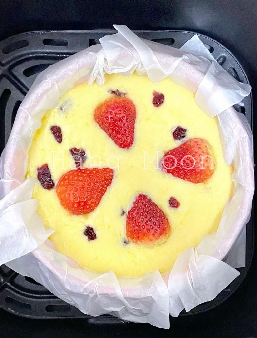 CÁCH LÀM BÁNH SỮA CHUA DÂU TÂY BẰNG NỒI CHIÊN KHÔNG DẦU 🍓