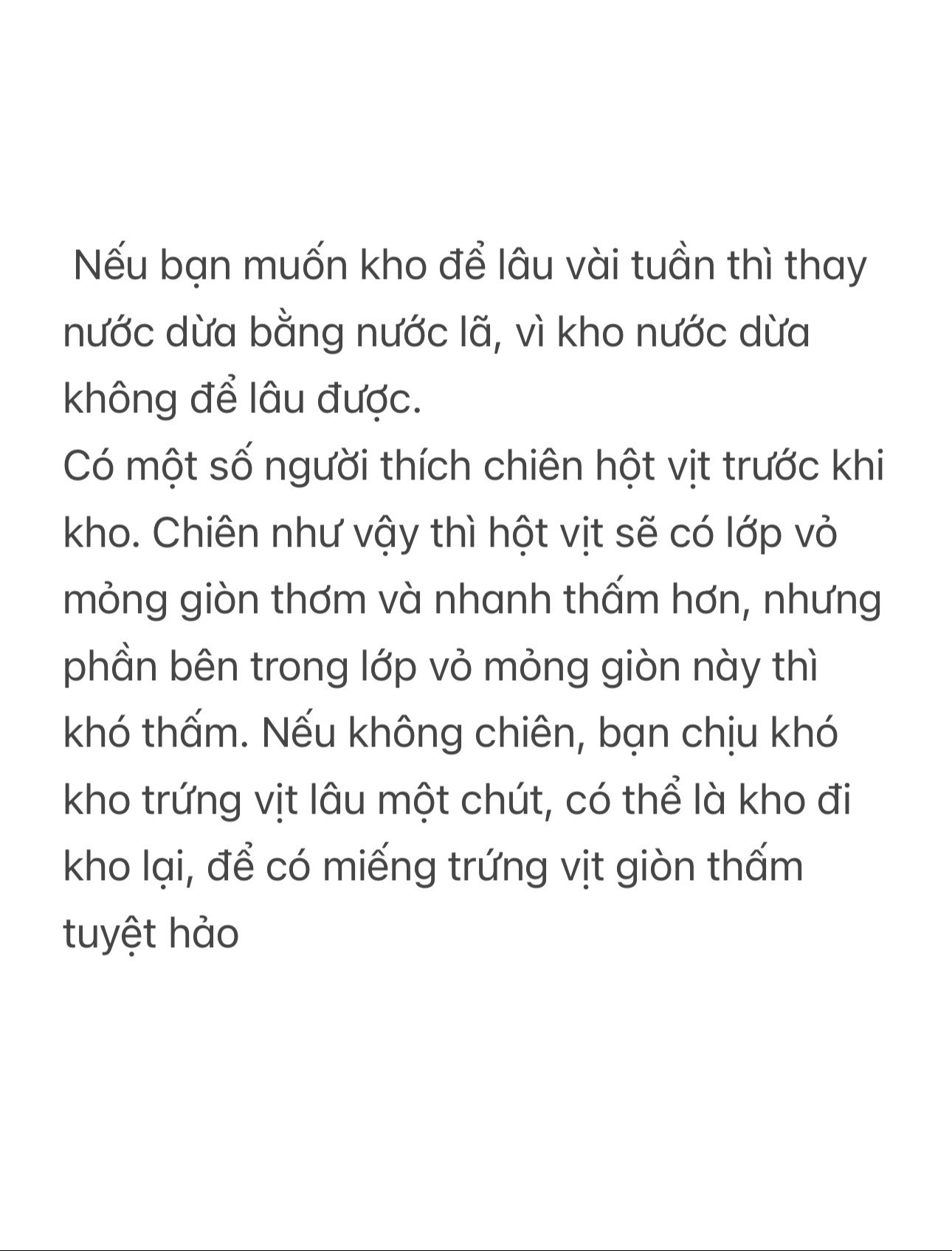 Cách làm món thịt kho nước dừa hột vịt