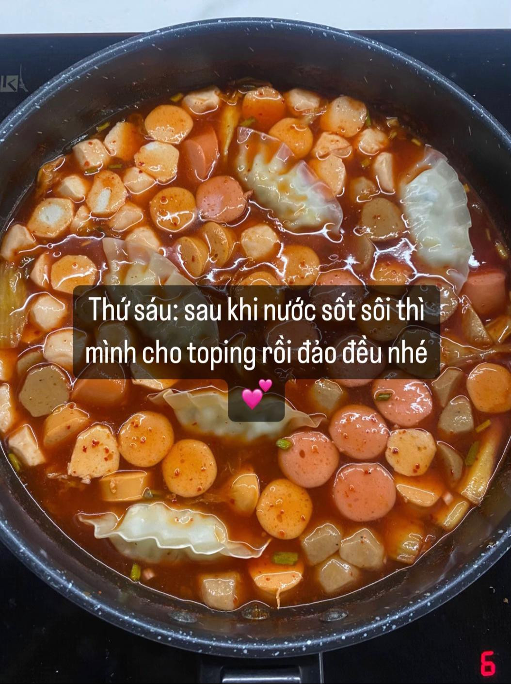 cách làm tokbokki xào cay bằng cơm nguội