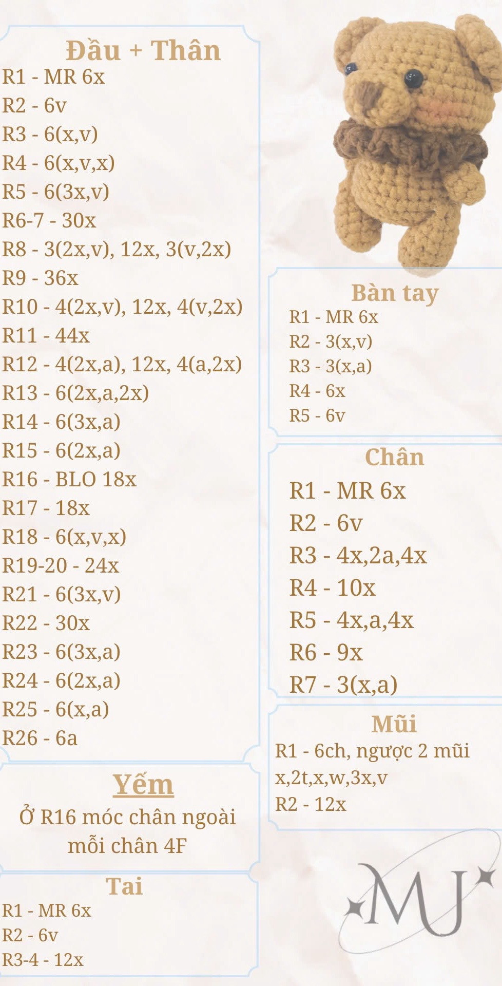 chart len gấu xinh