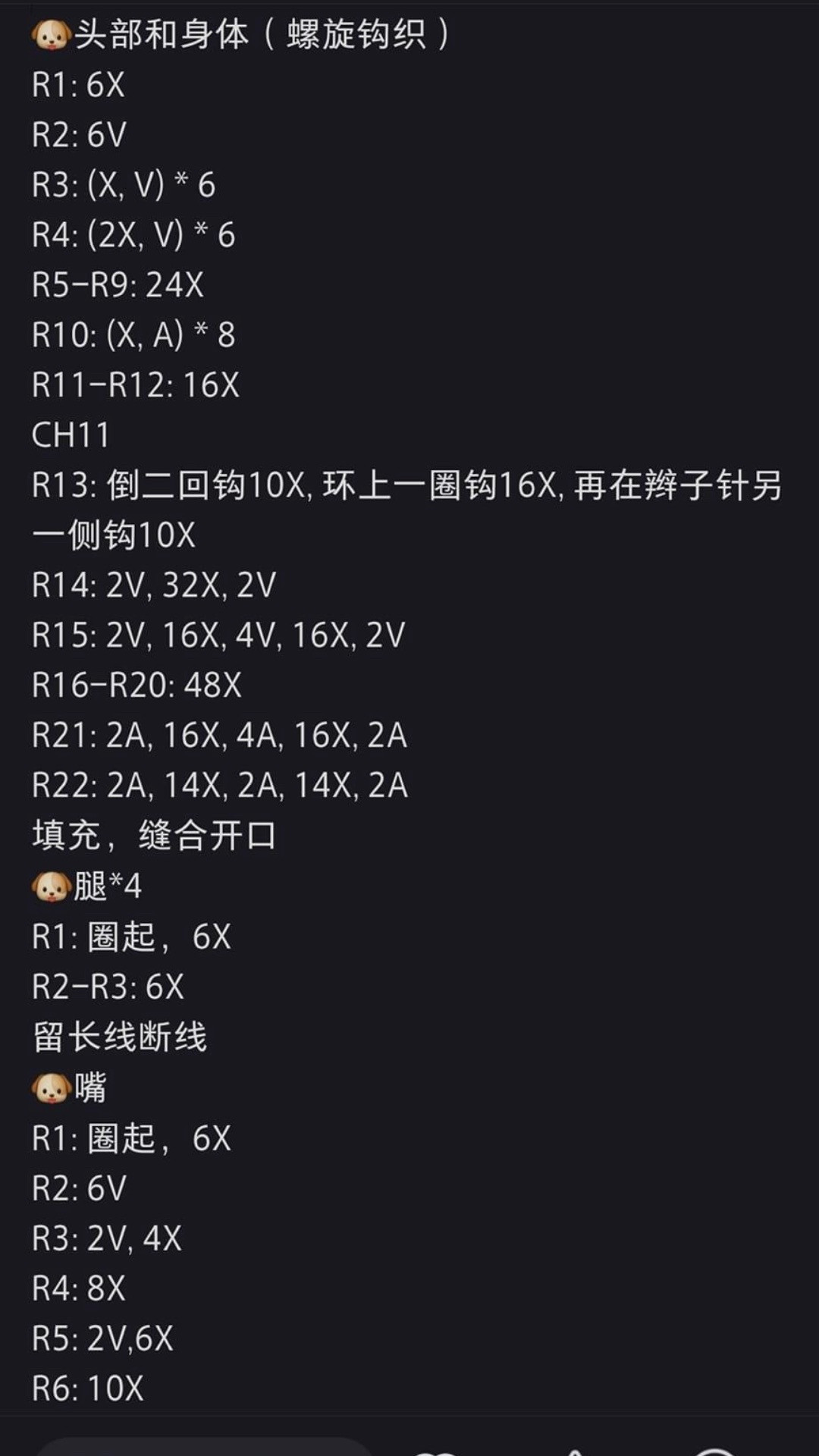 chart móc chó chân ngắn.