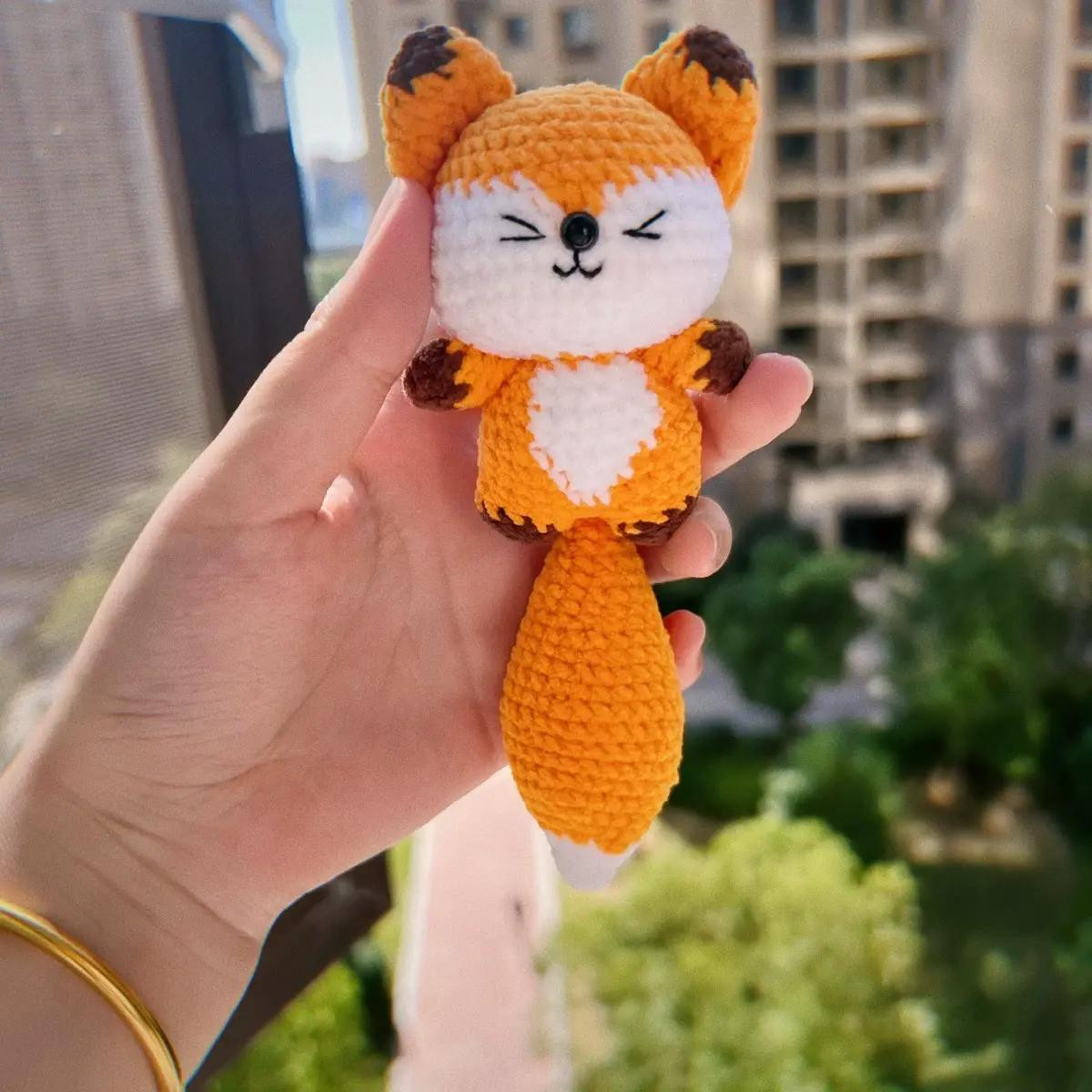 Chart móc len bé cáo🦊 #len #handmade