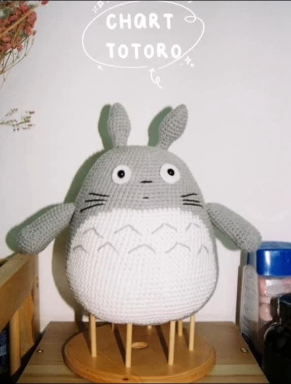 chart móc len thần rừng totoro