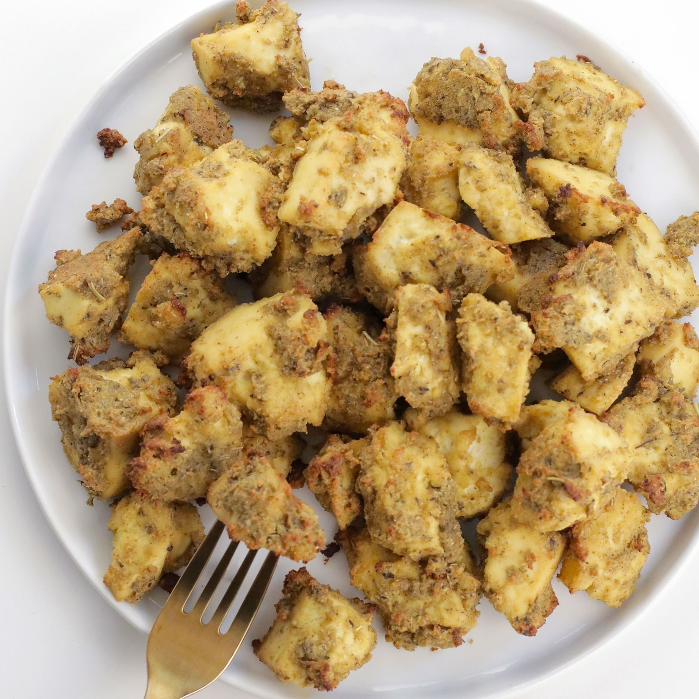 chicken style tofu bites