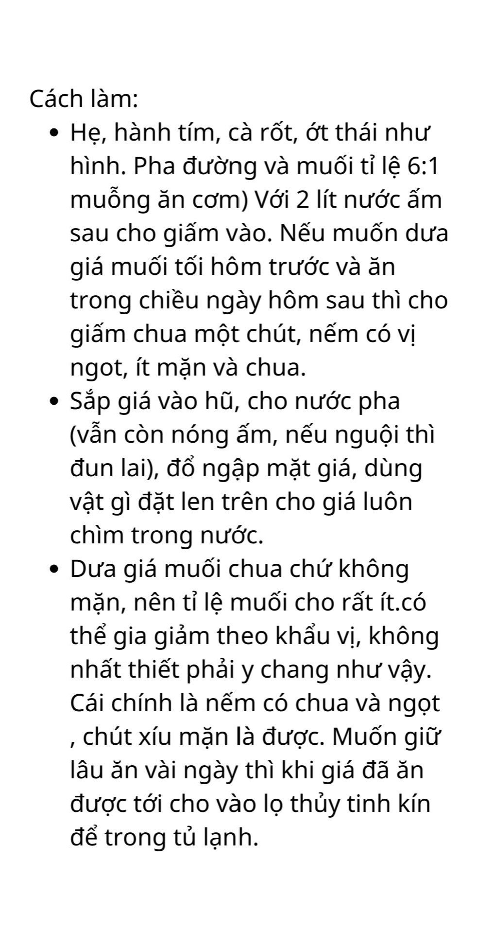 công thức 6 món muối chua cực đưa cơm, cà pháo cay ngọt, củ cải muối, dưa bắt cải, dưa muối chua, dưa góp