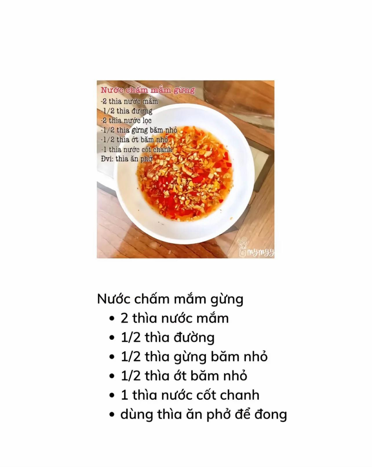 Công thức 7 món nước chấm ngon me lu, nước chấm mắm gừng, muối tiêu chấm hải sản, nước chấm gỏi cuốn nem rán. sốt chấm đồ nướng, sốt thái trộn hải sản, sốt thái trộn chân gà, nước chấm chân gà.