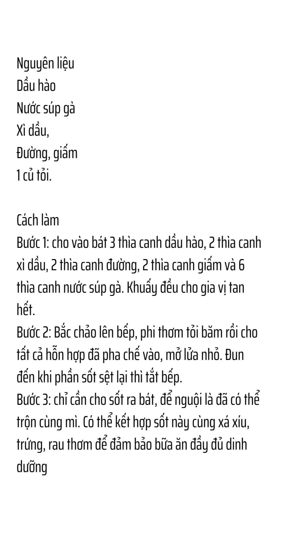 công thức xoài lắc, công thức mì trộn dầu hào, công thức sốt bánh tráng, công thức đậu phộng da cá, công thức bánh oreo cuộn kem sữa