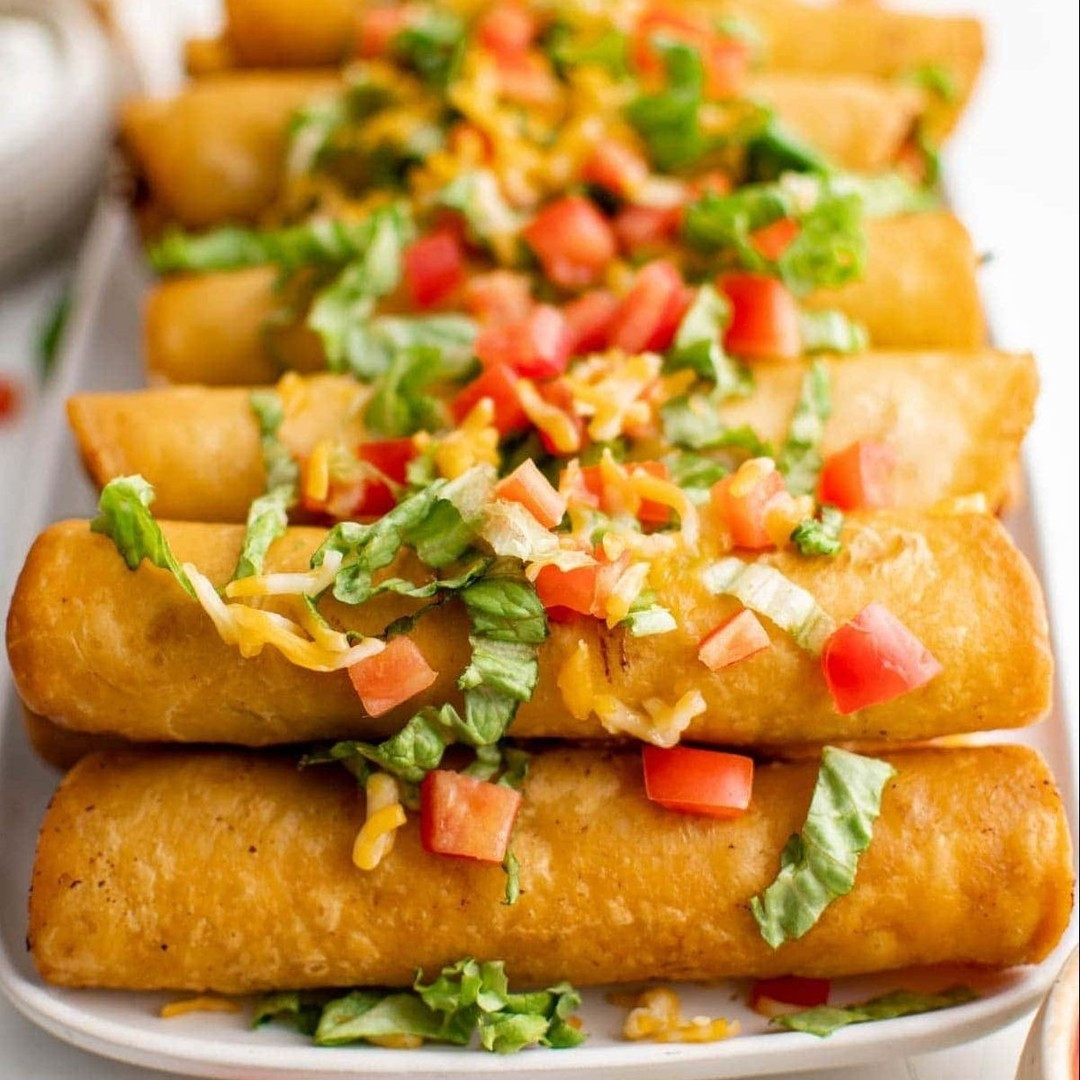 CRISPY CHICKEN FLAUTAS⁠