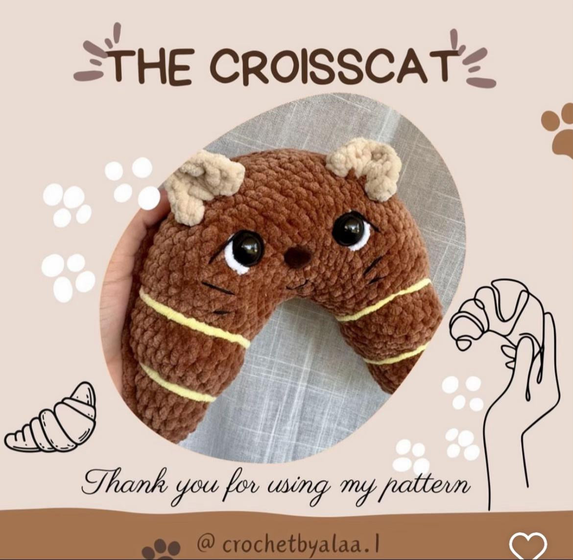 croisscat crochet pattern