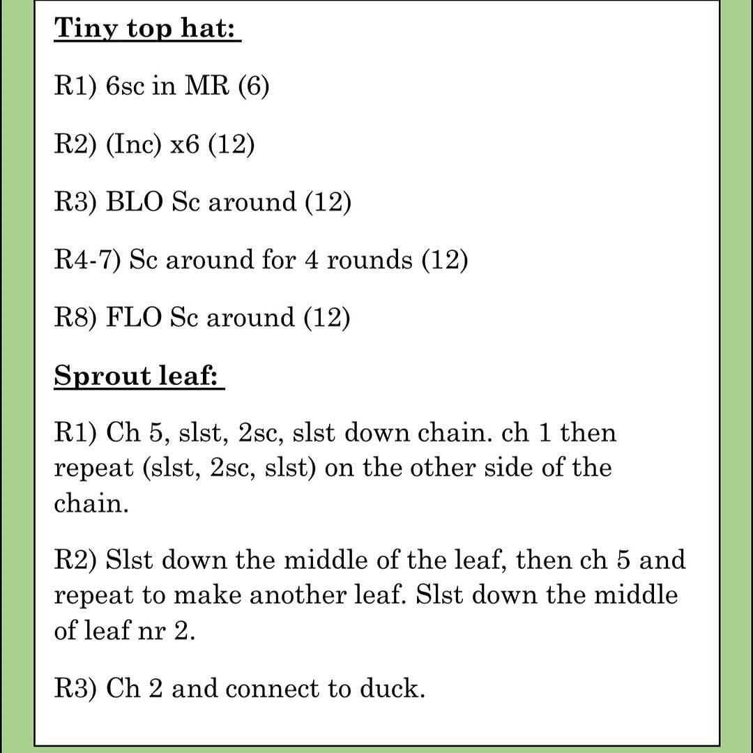 dave the angry duck free pattern