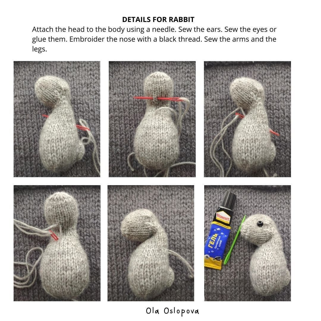 easter rabbit toy free pattern