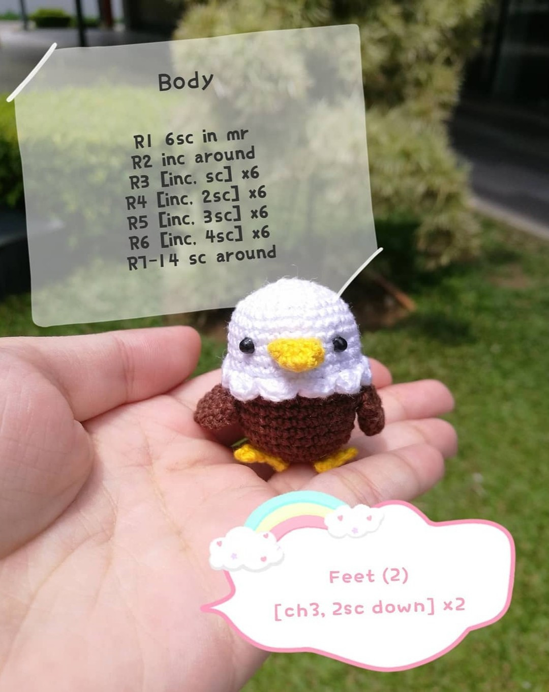 free baby eagle pattern