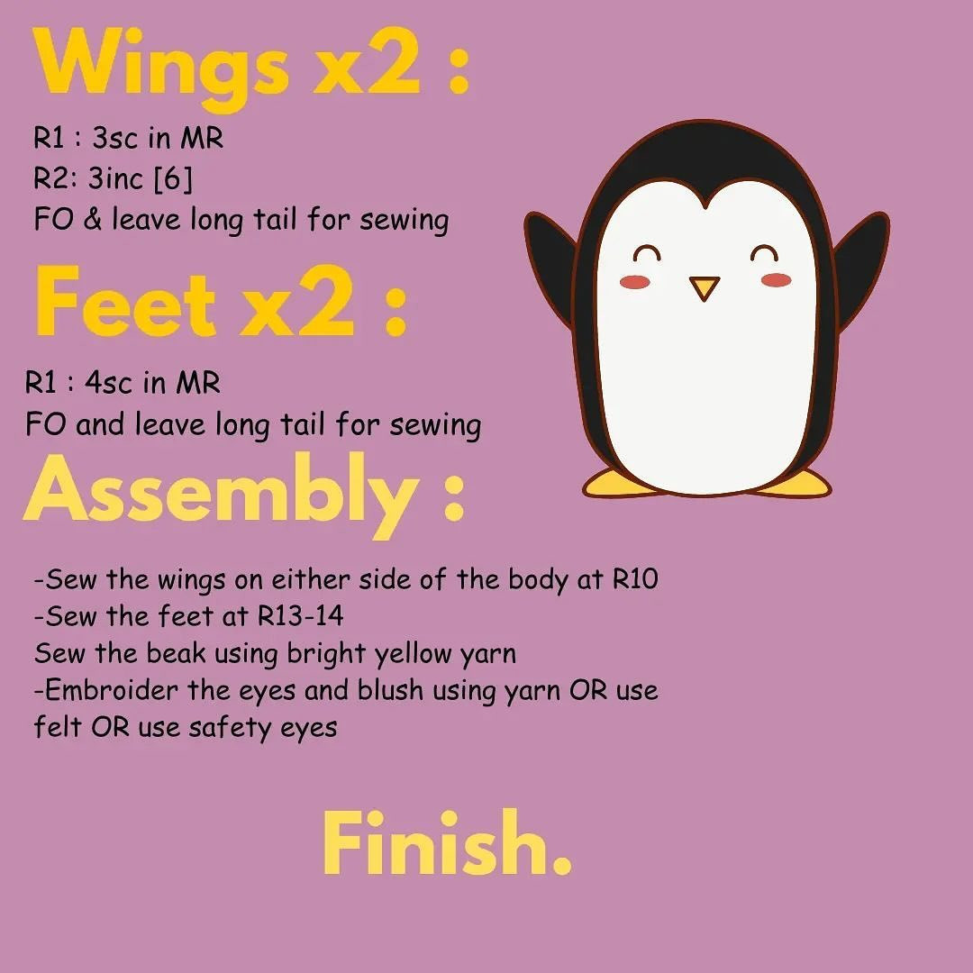 free baby penguin pattern