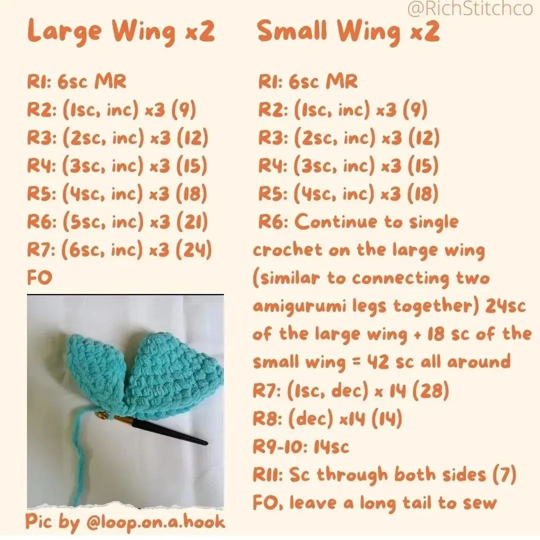 free butterfly pattern