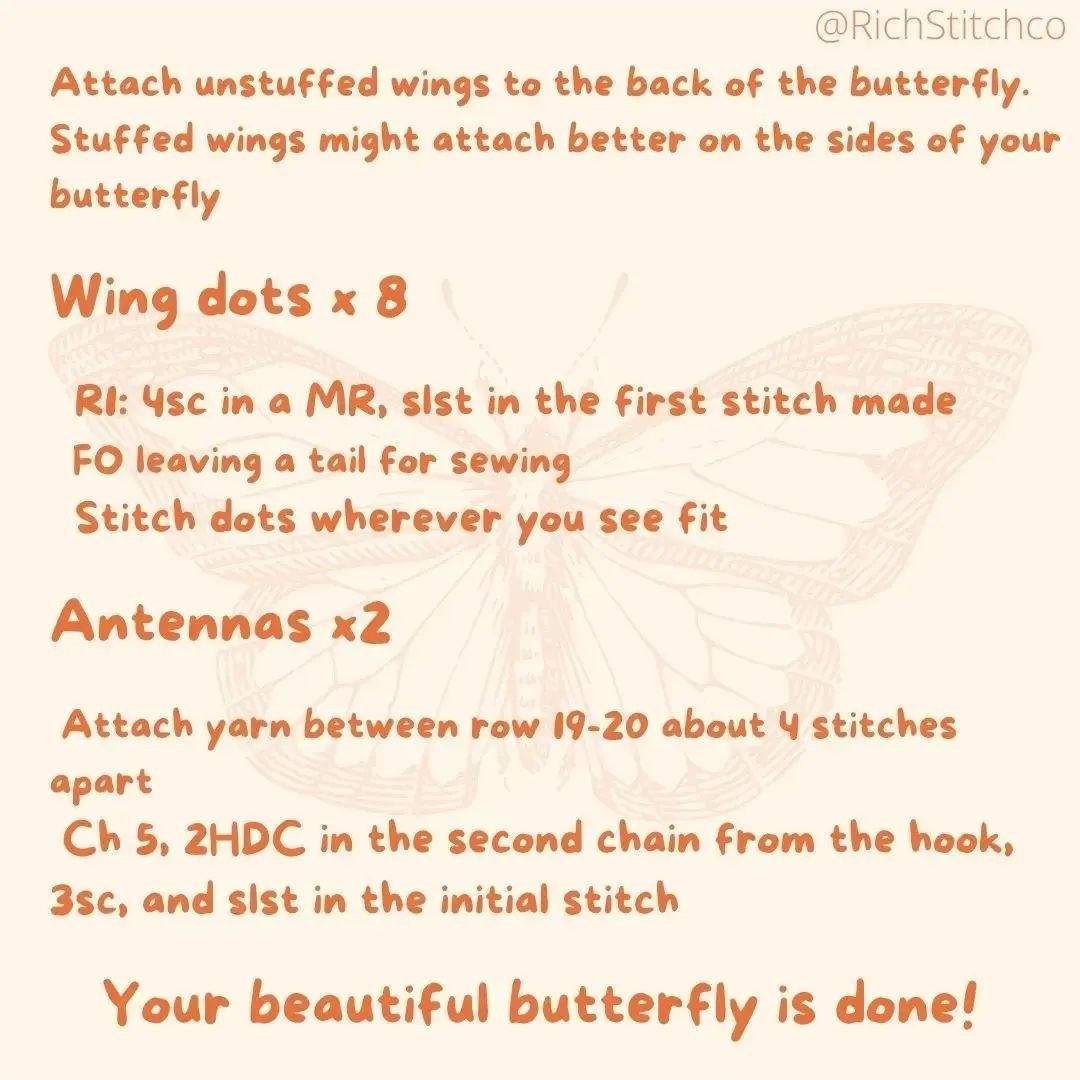 free butterfly pattern