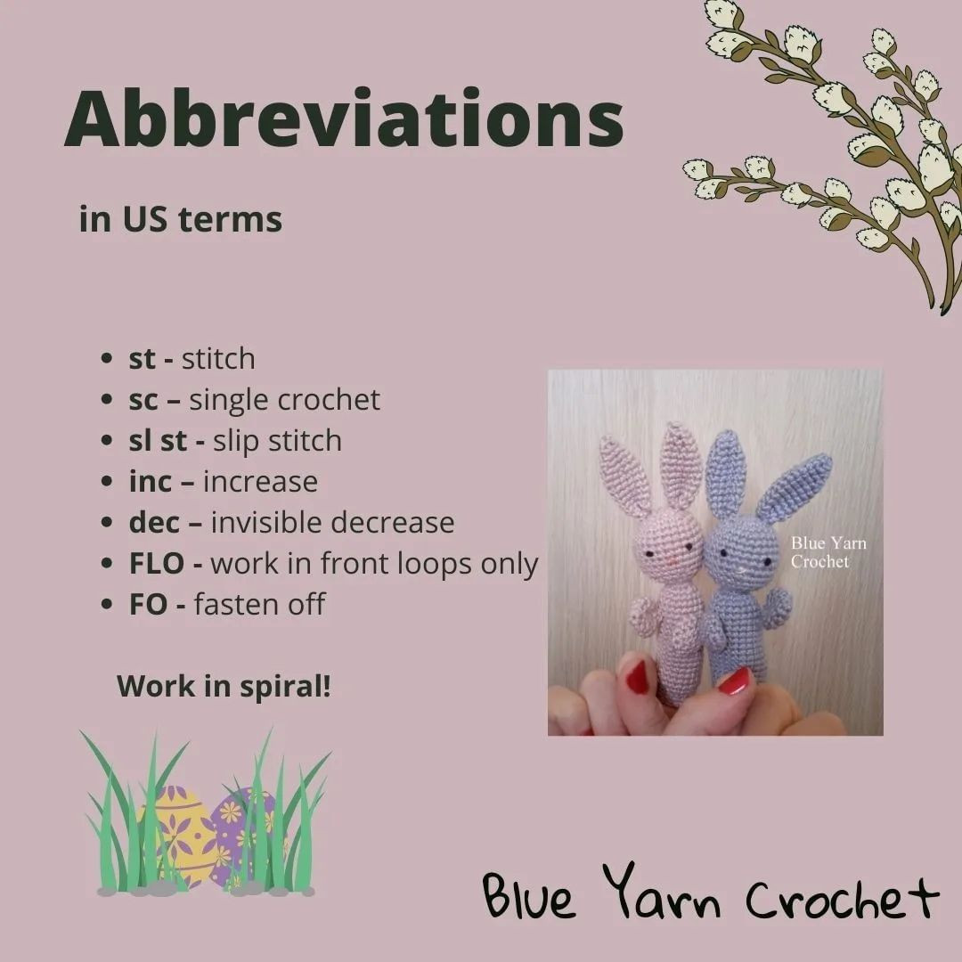 free crochet pattern bunny finger puppet