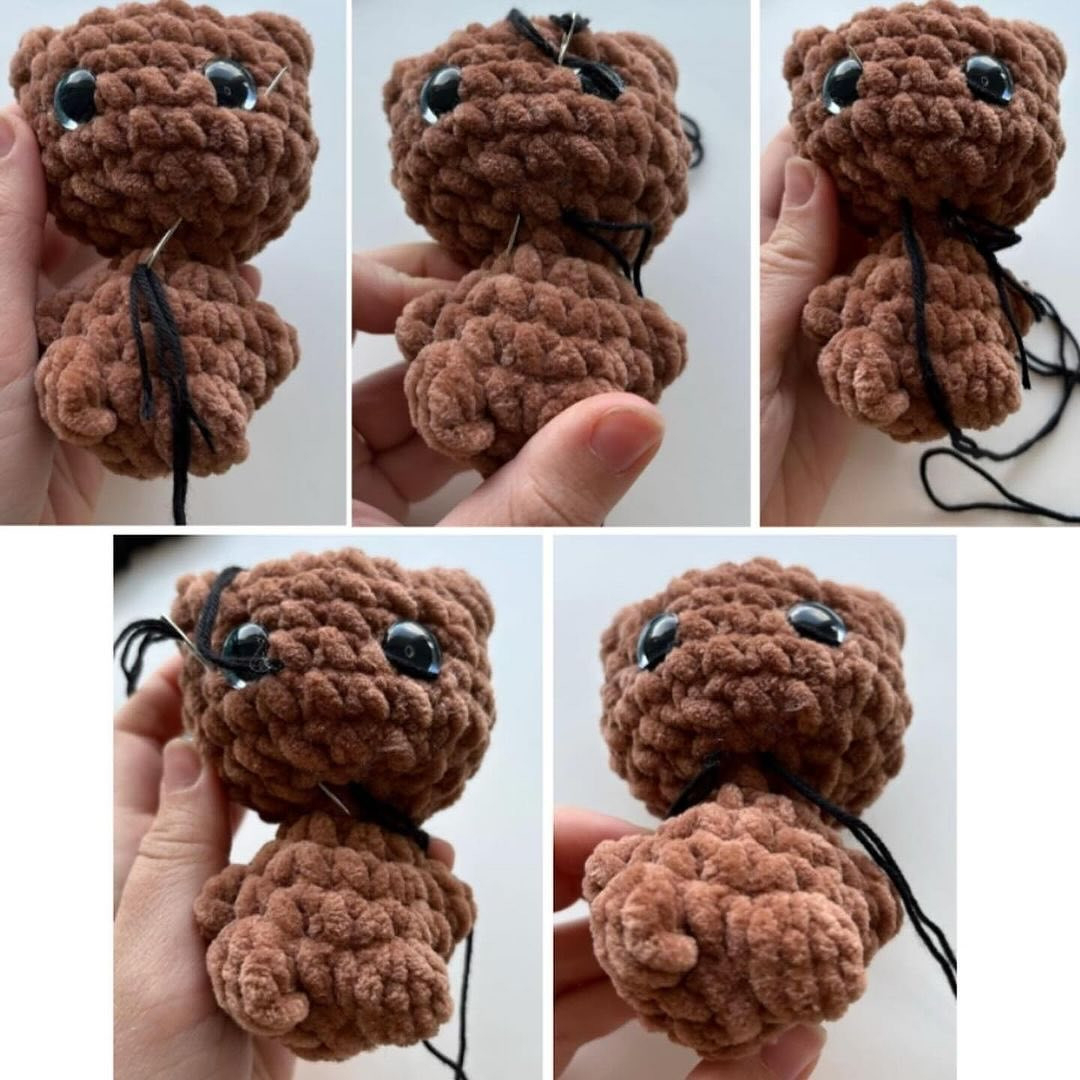 free crochet pattern teddy no sew