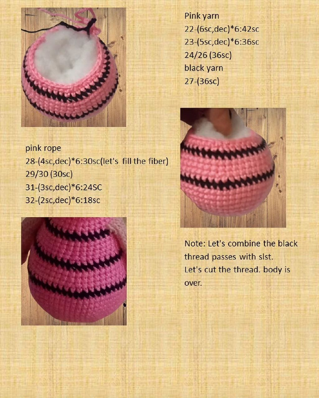 free crochet piglet pattern