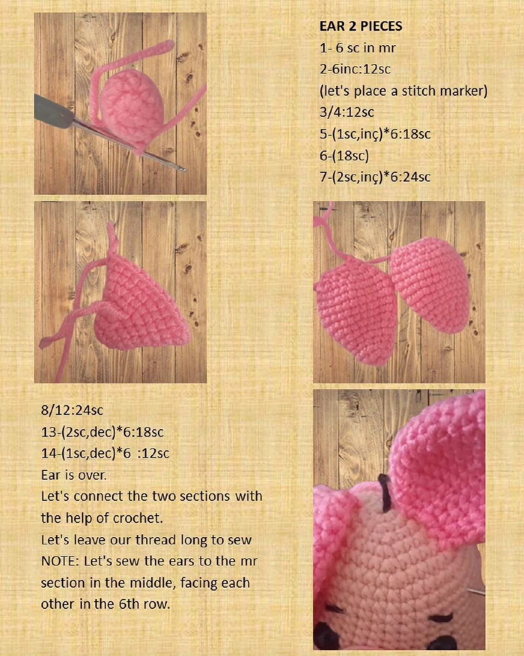 free crochet piglet pattern