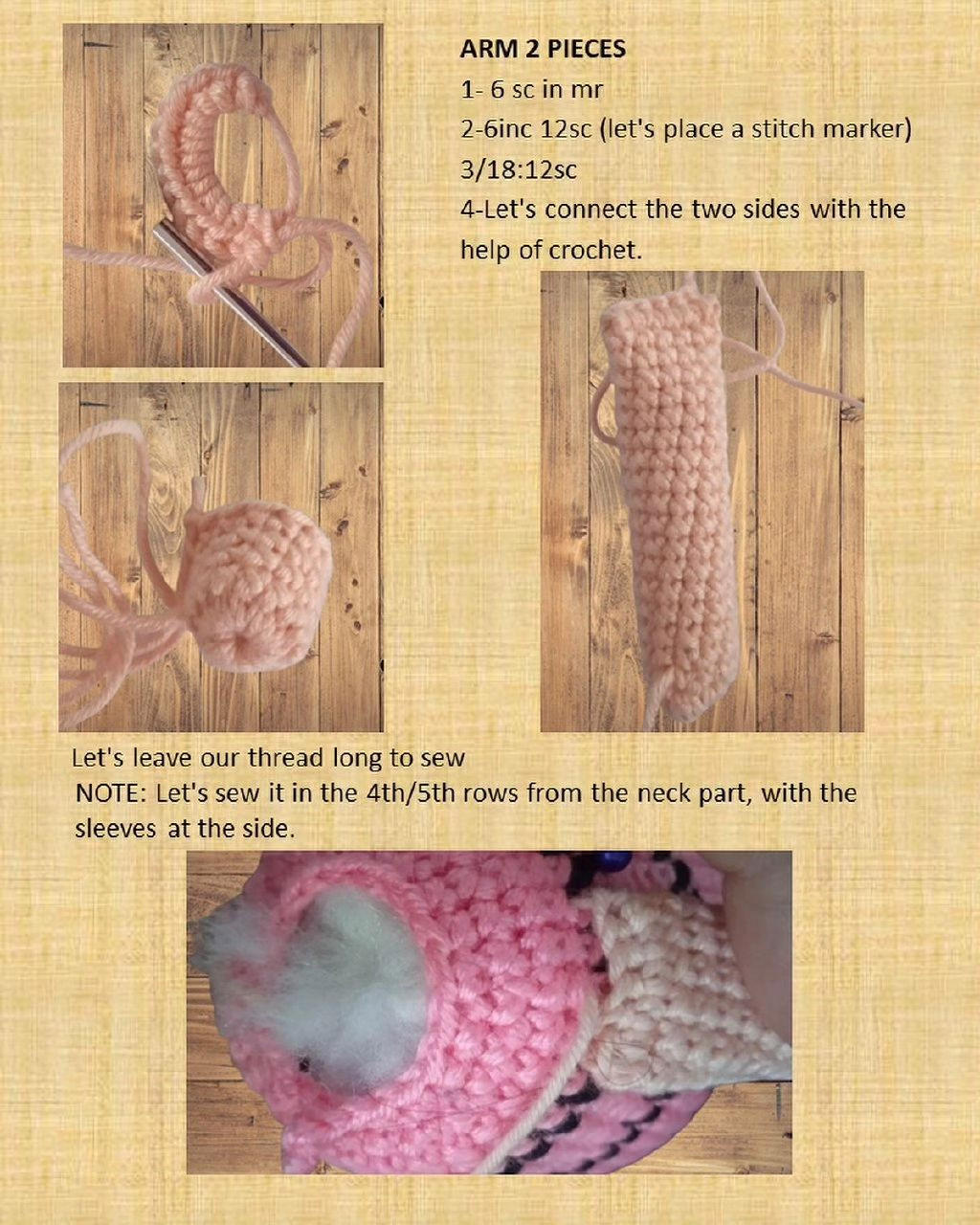 free crochet piglet pattern