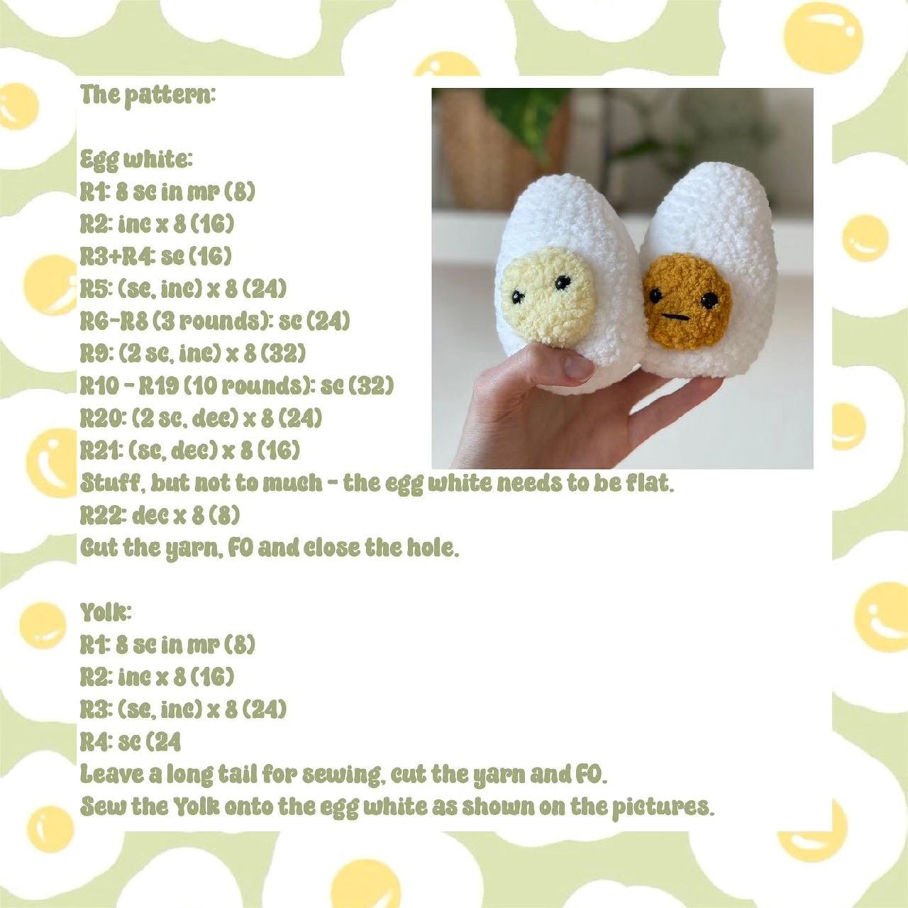 free egg pattern