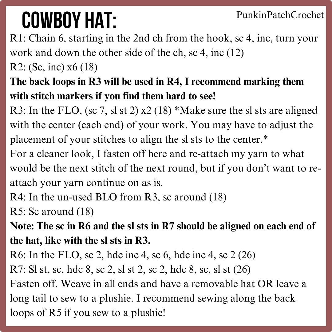 Free No Sew Cowboy Hat Pattern