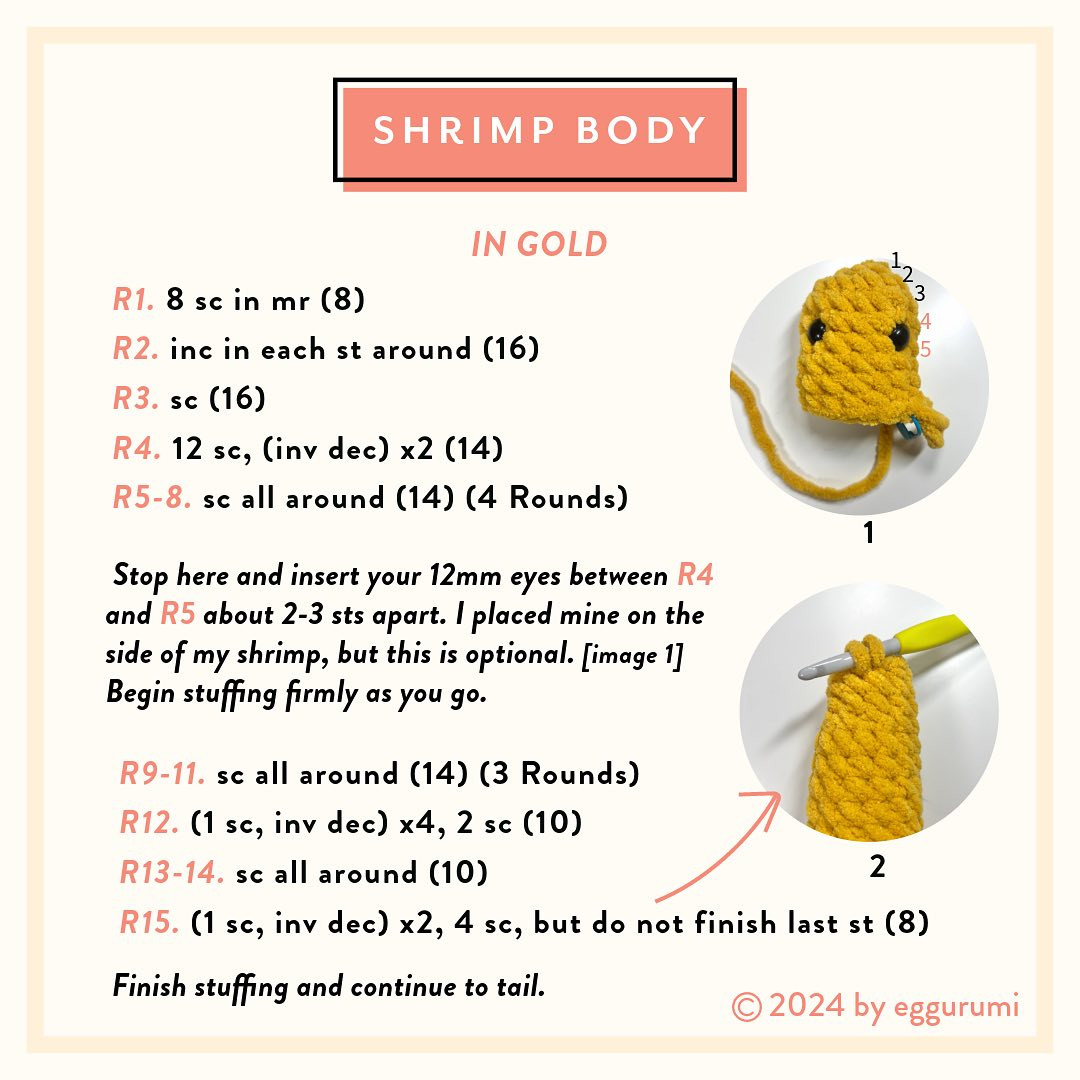 free no sew pattern chris p. the shrimp tempura