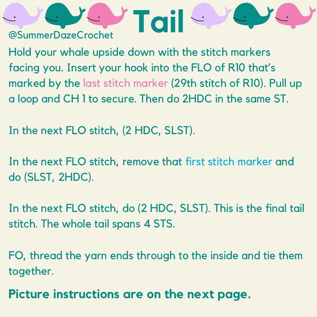 Free No Sew Whale Pattern 🐳