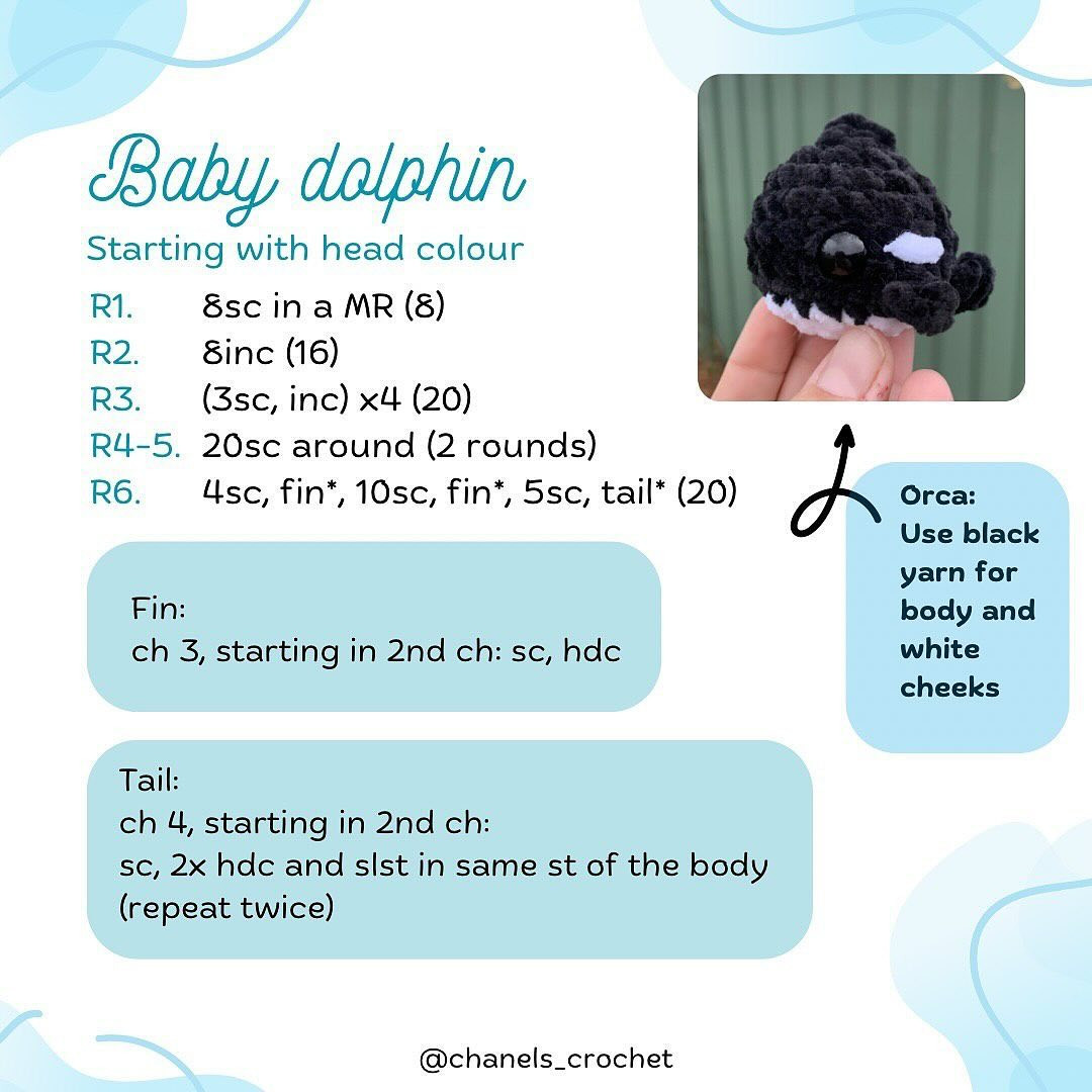 free pattern baby dolphin no sew