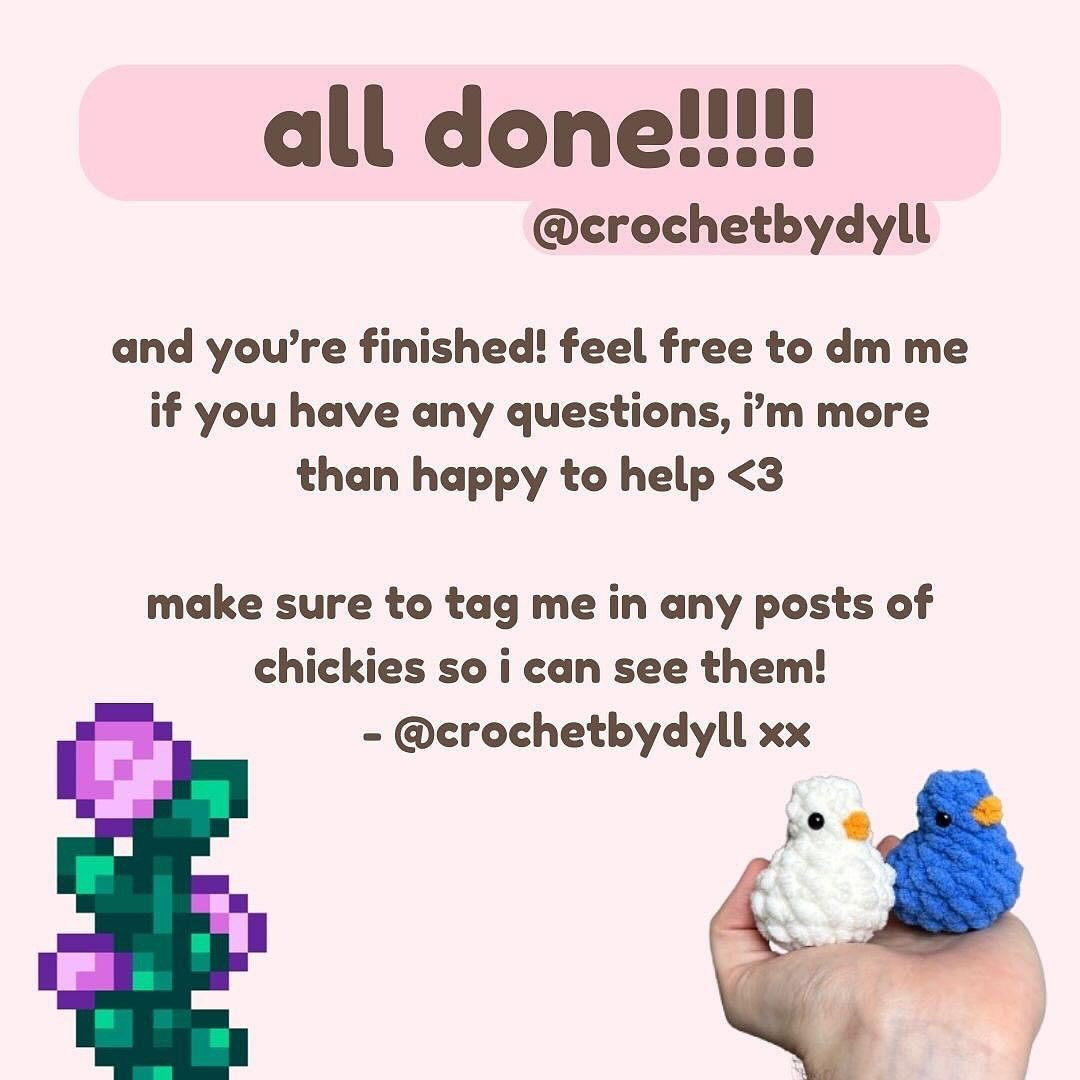 free pattern baby stardew valley chicken