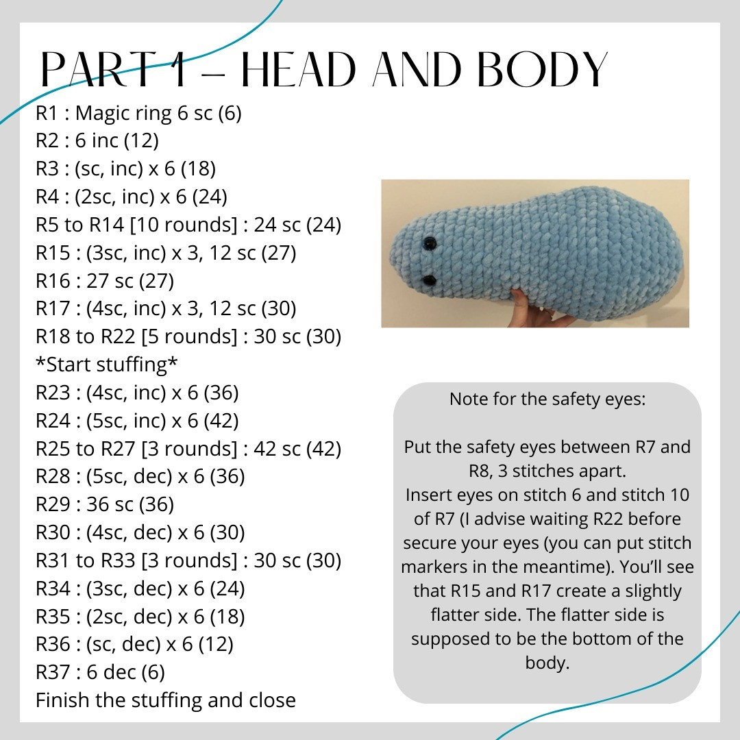 FREE PATTERN - Benny the lazy duck