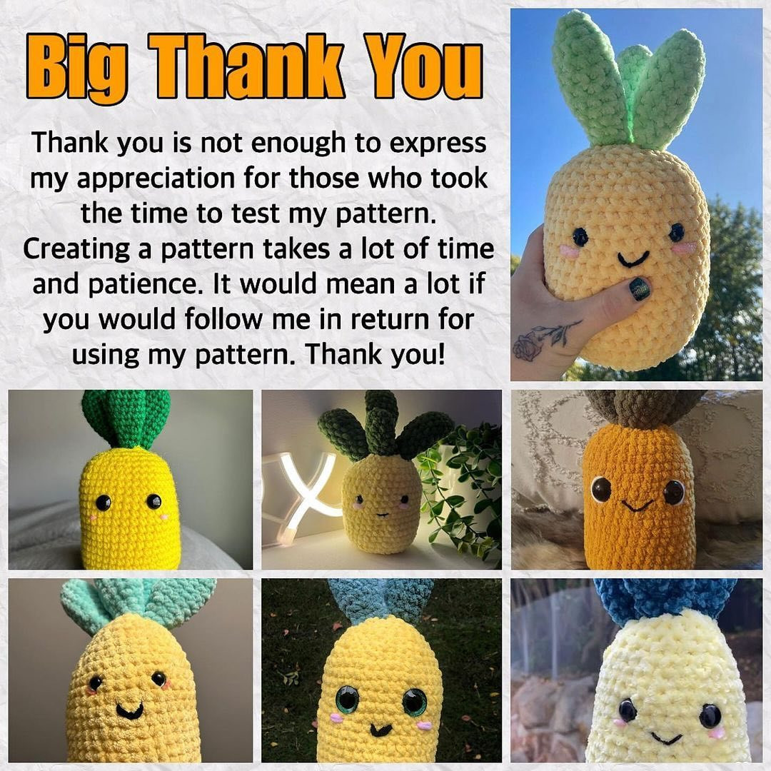 free pattern bob the pineapple