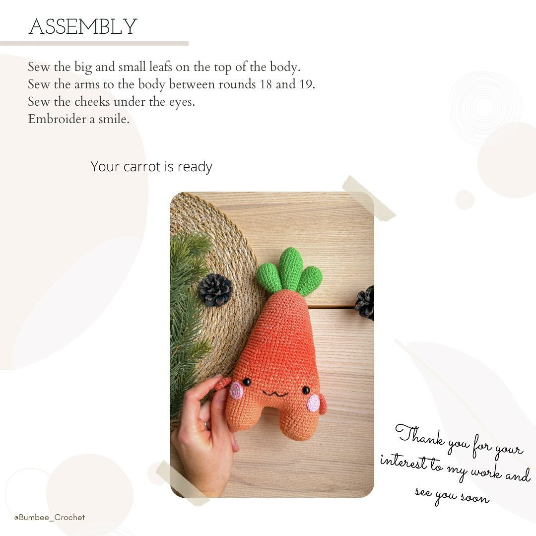 free pattern carrot