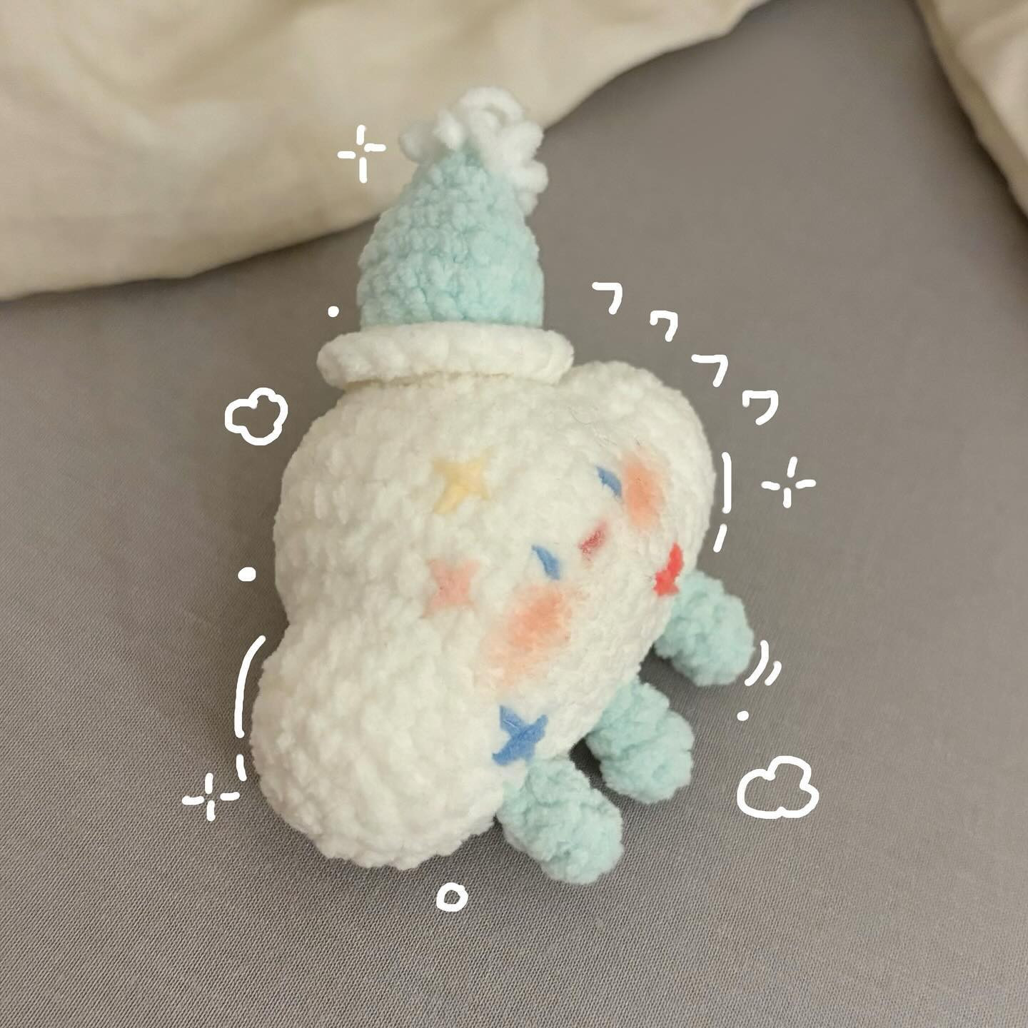 free pattern cloud baby