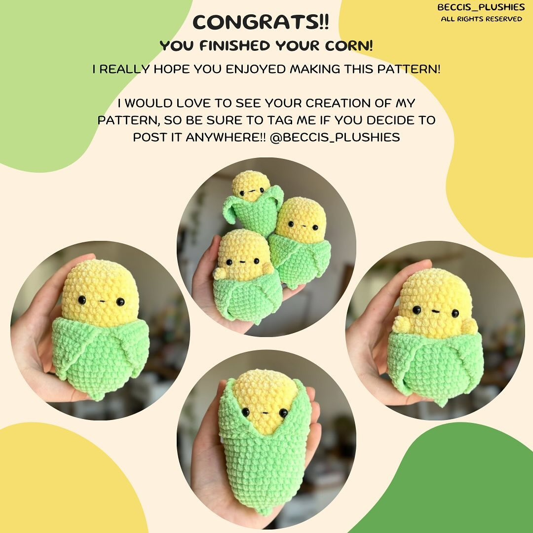 free pattern corn no sew