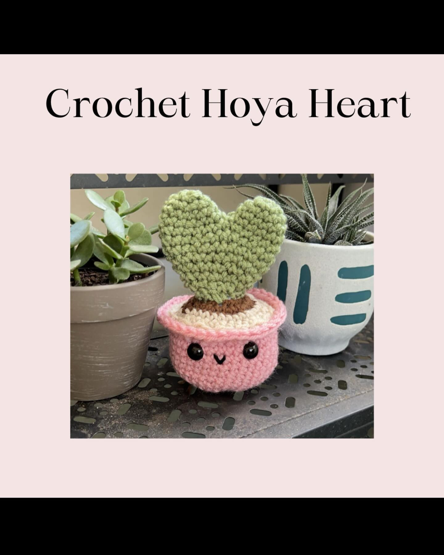 free pattern crochet hoya heart