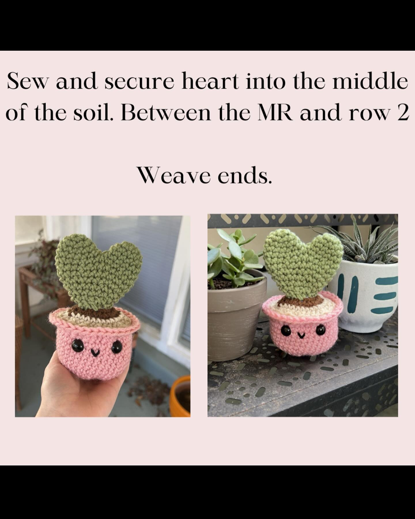 free pattern crochet hoya heart