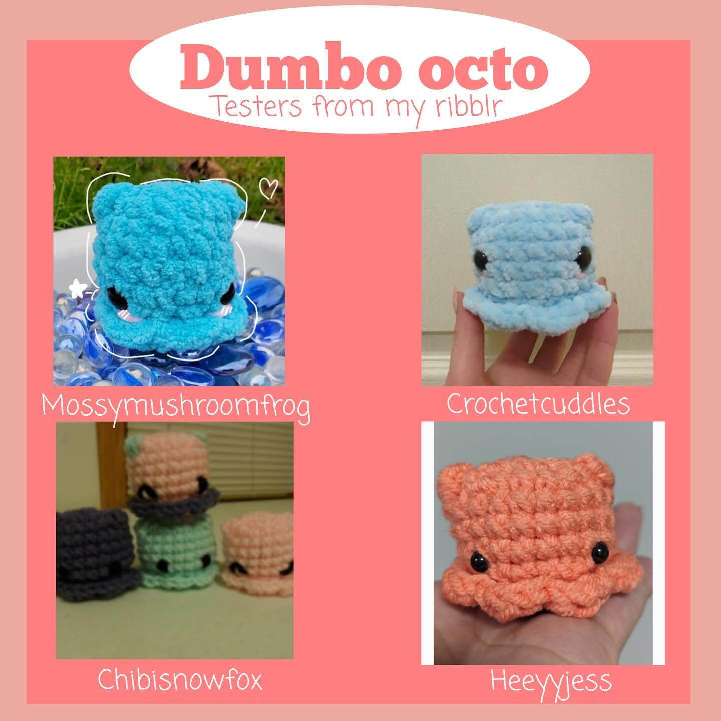 free pattern dumbo octo