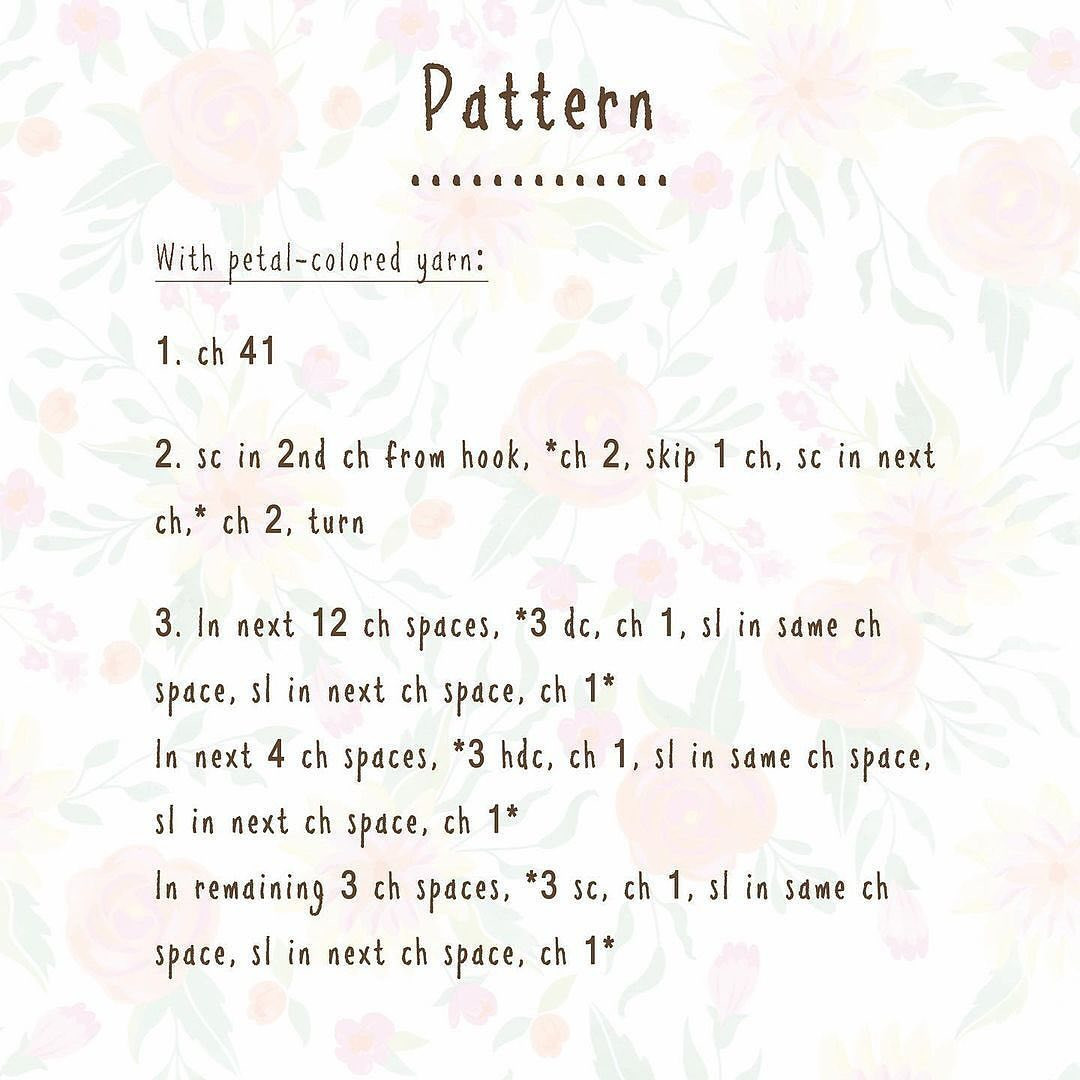 free pattern flower