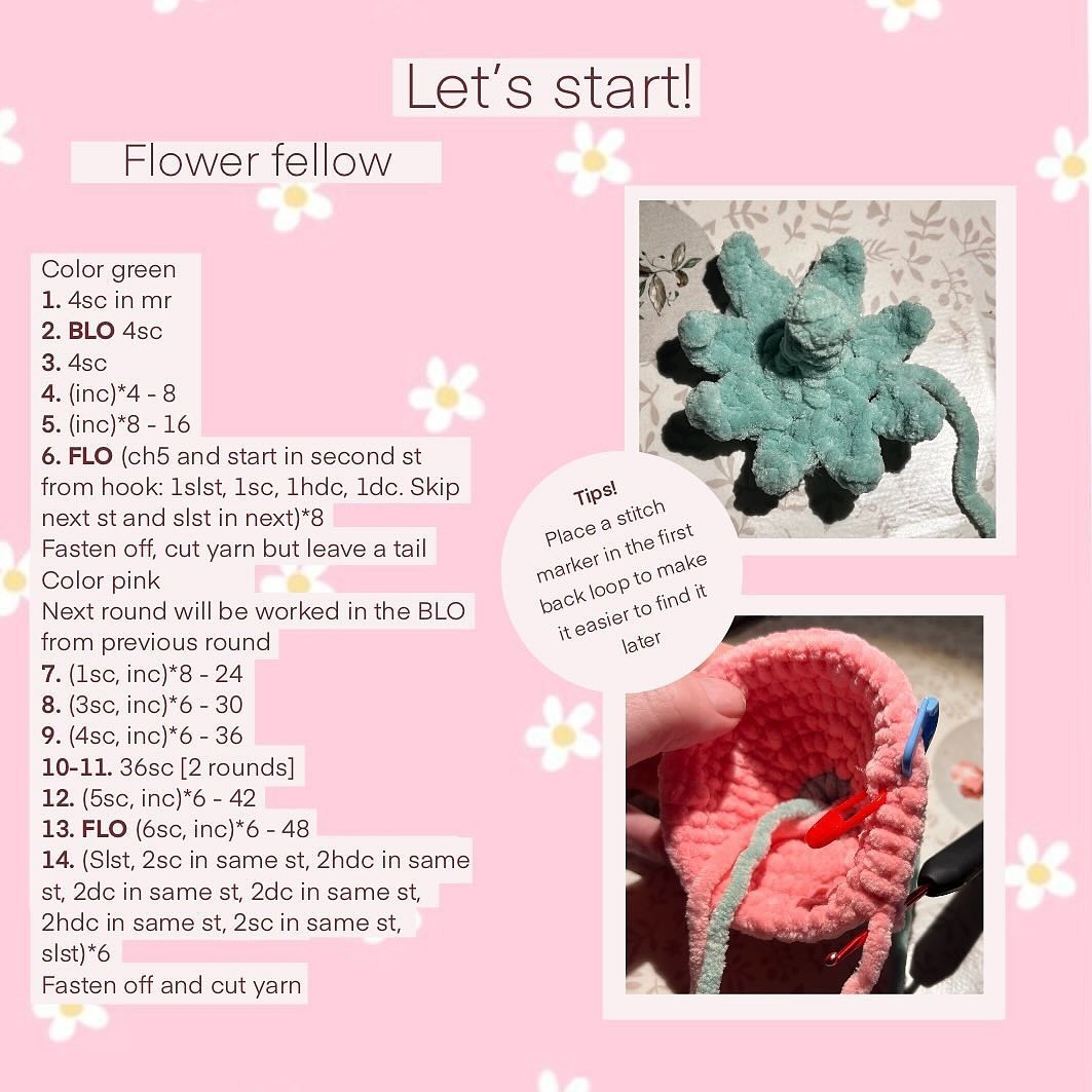 free pattern flower garden fellows