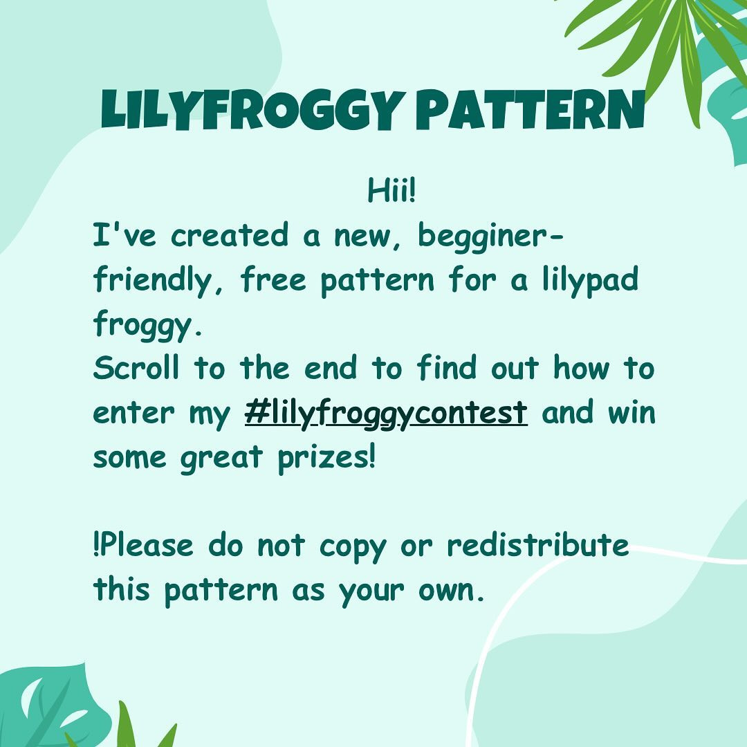 free pattern lilyfroggy pattern