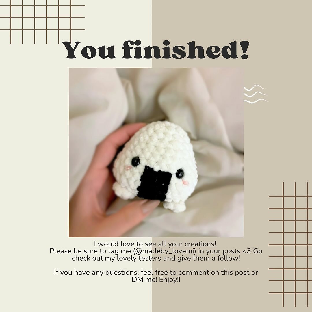 free pattern musubi boy