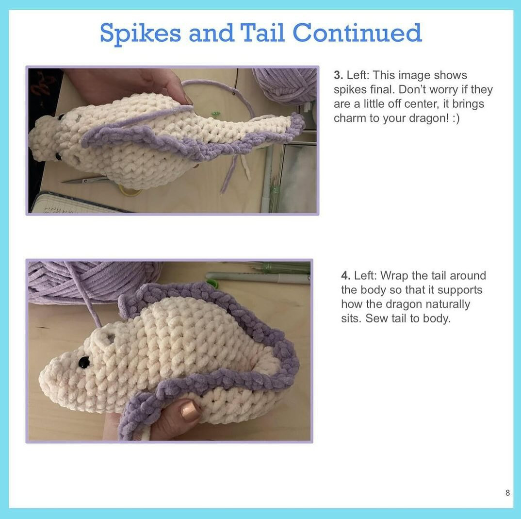 free pattern no sew dragonloaf