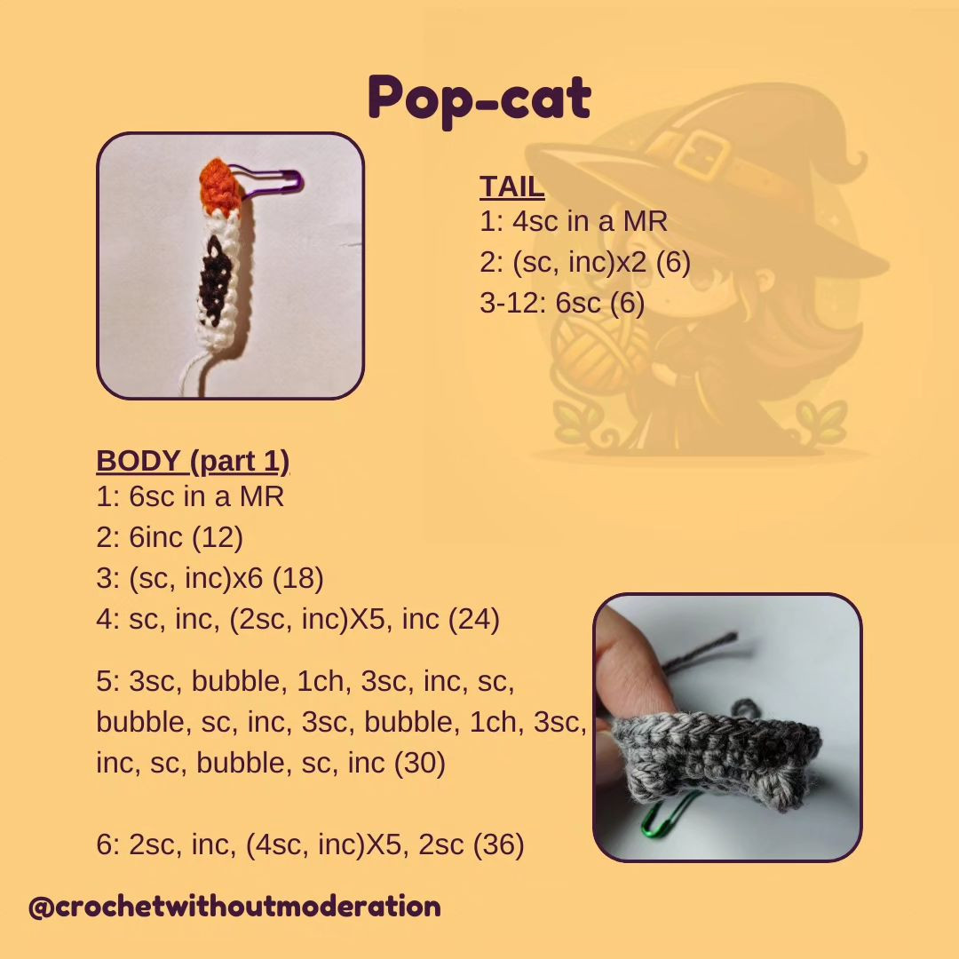 free pattern pop cat