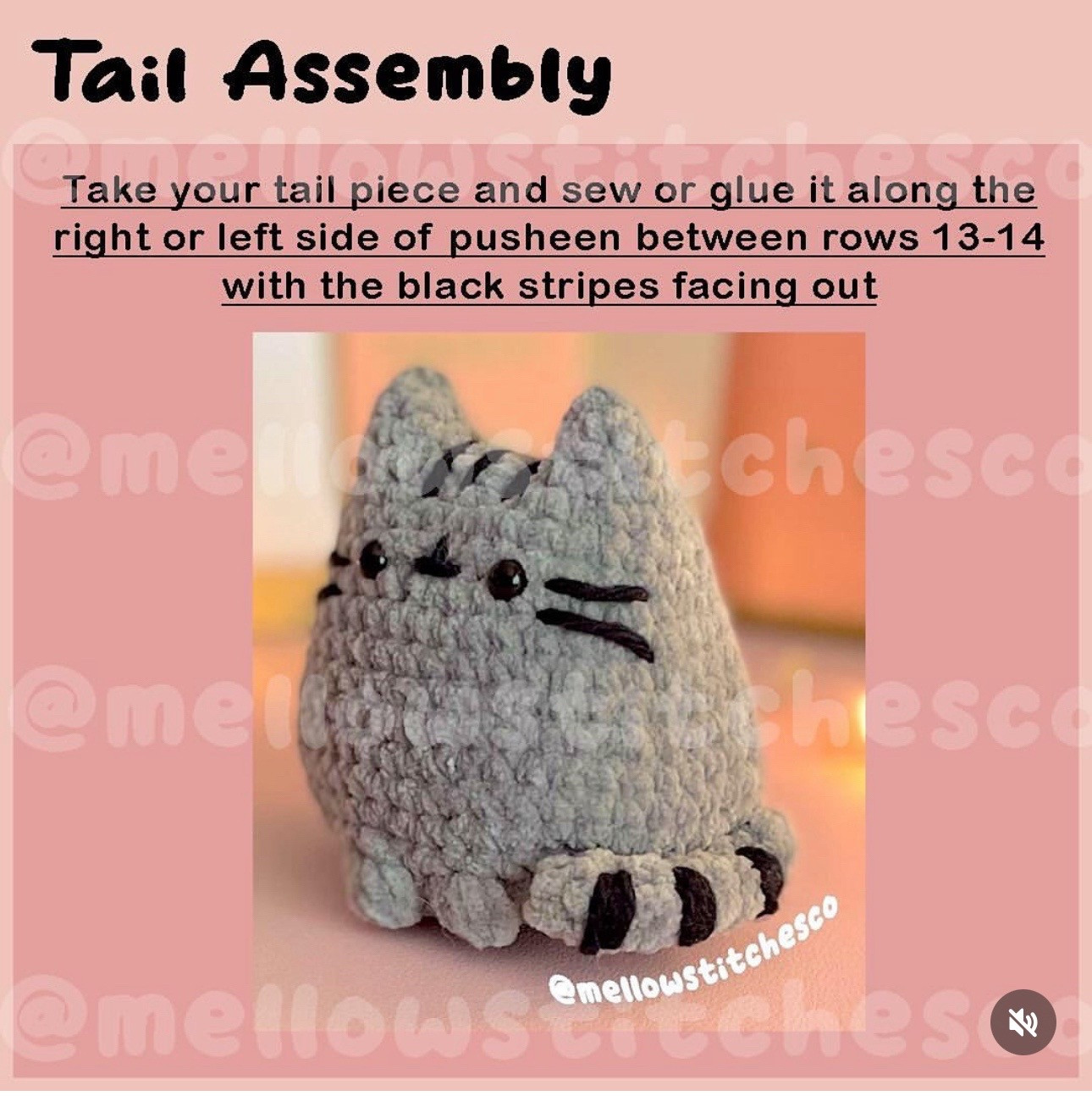 free pattern pusheen the cat crochet pattern