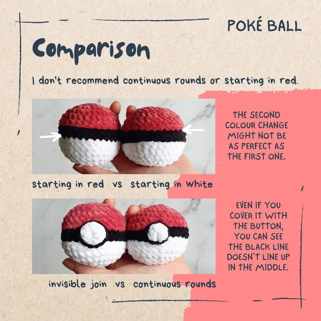 free pattern quick and easy poke ball