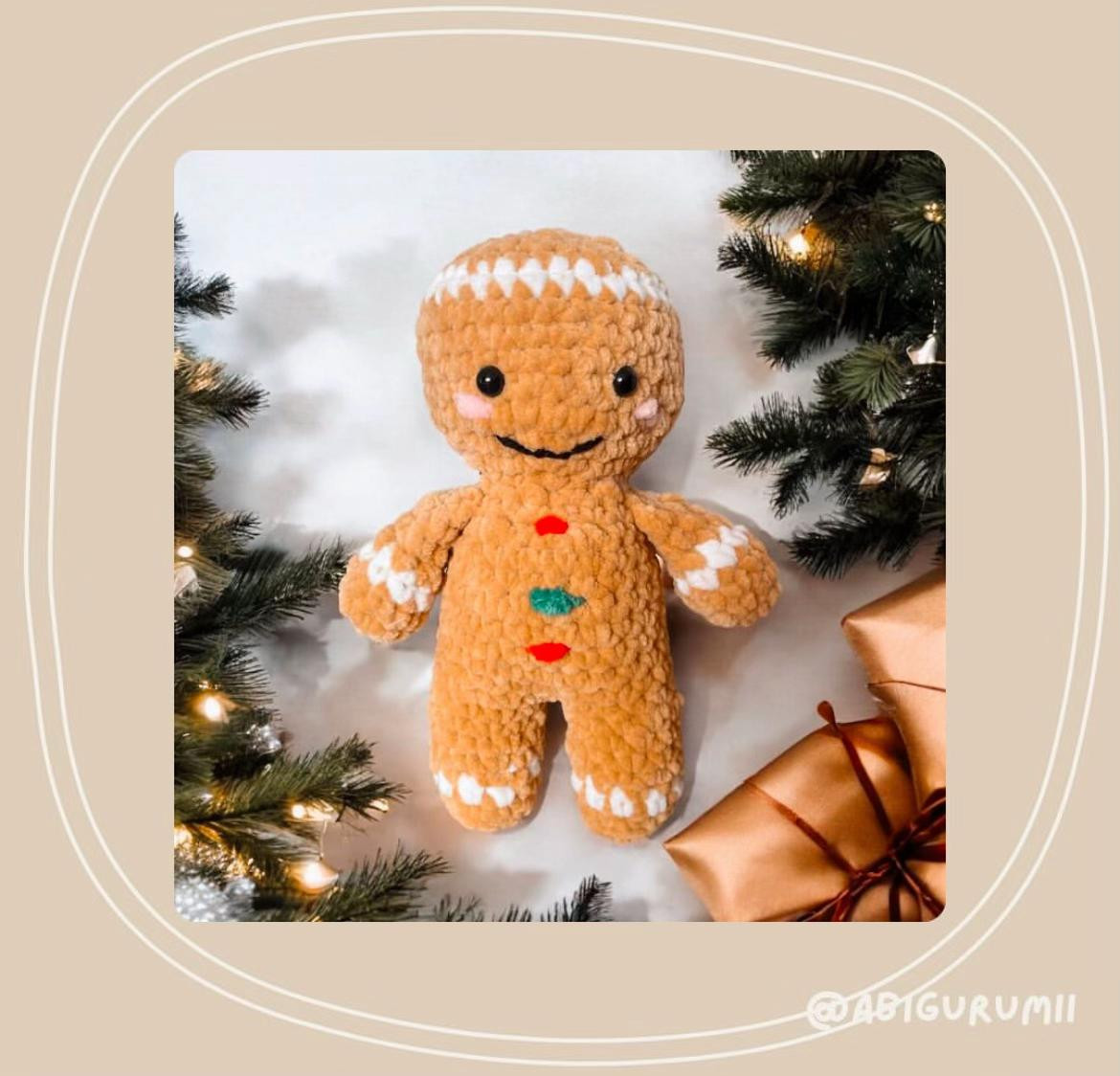 free pattern small gingerbread man