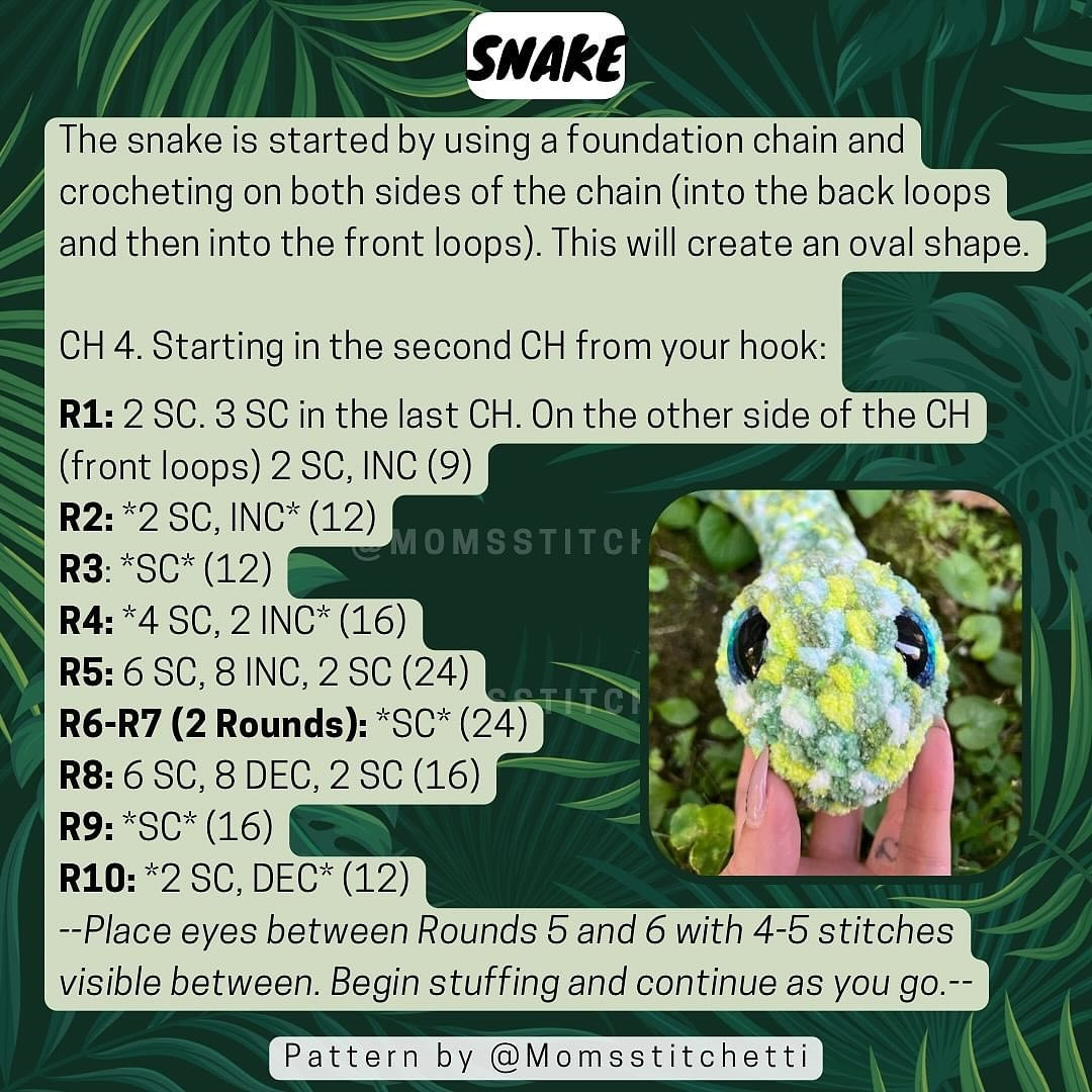 free pattern snake