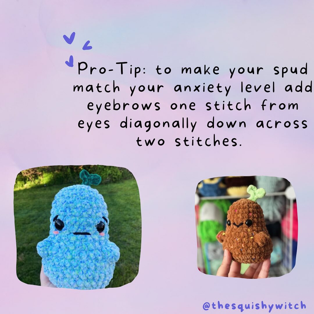 free pattern spud sprout no sew